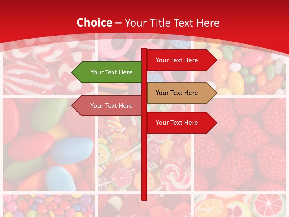 Group Texture Fruit PowerPoint Template