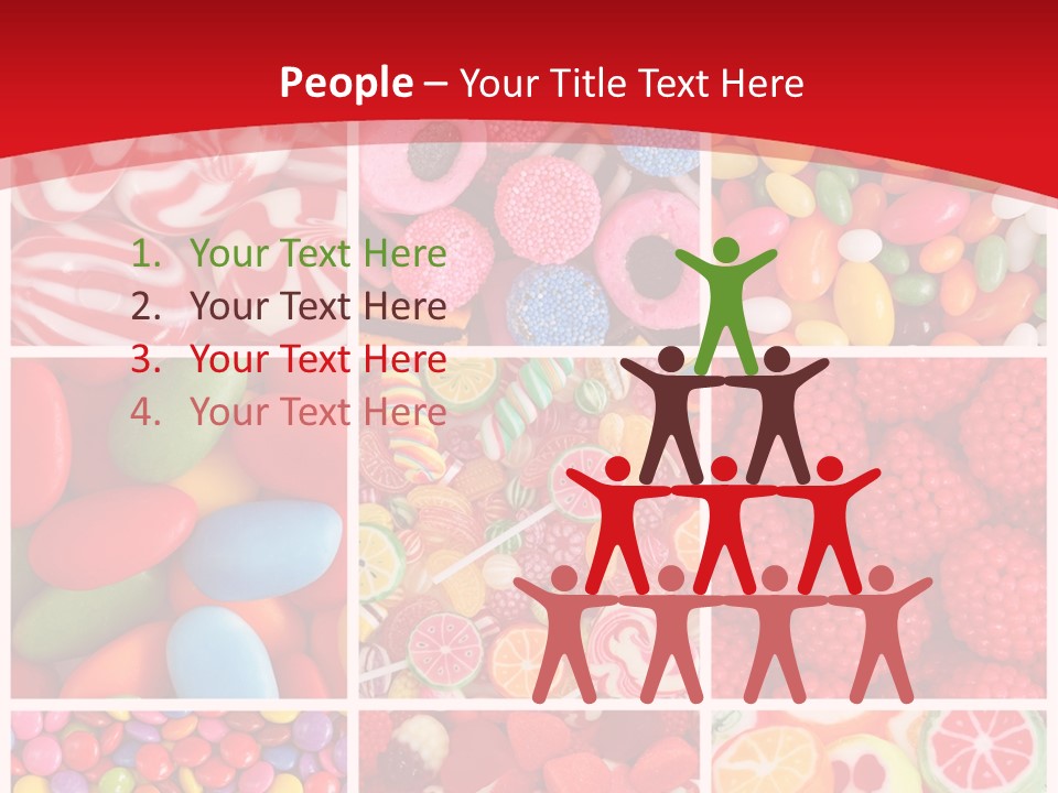 Group Texture Fruit PowerPoint Template