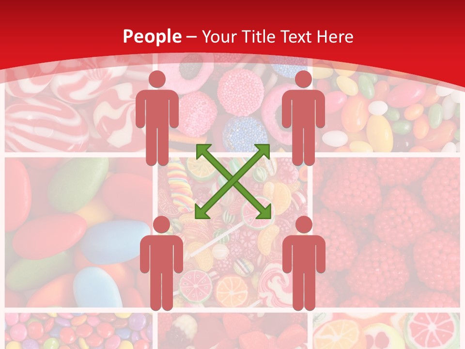 Group Texture Fruit PowerPoint Template