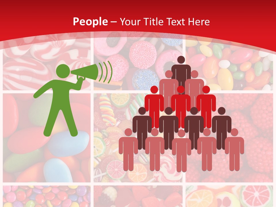 Group Texture Fruit PowerPoint Template