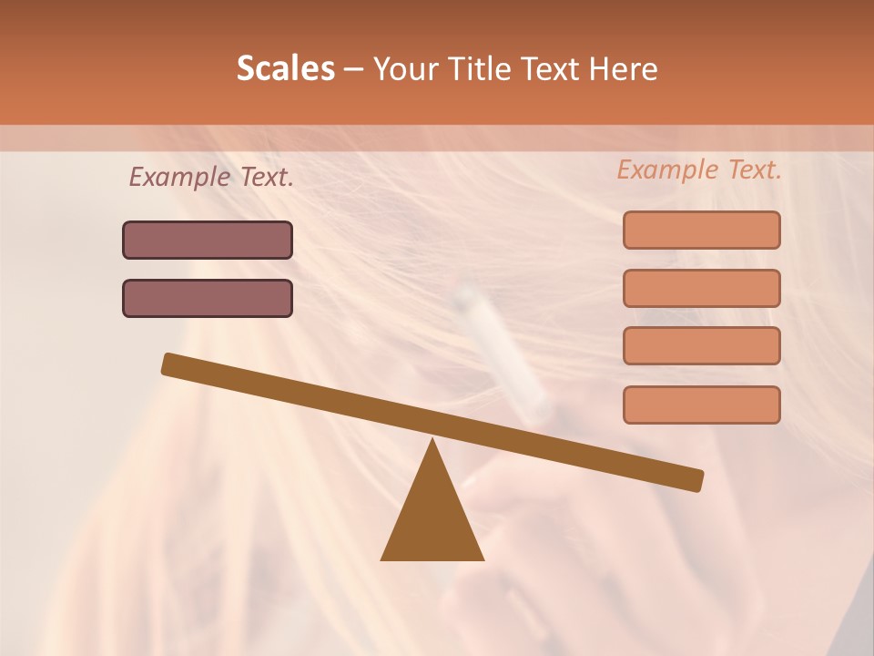 Sensualit La Nicotine Style De Vie PowerPoint Template