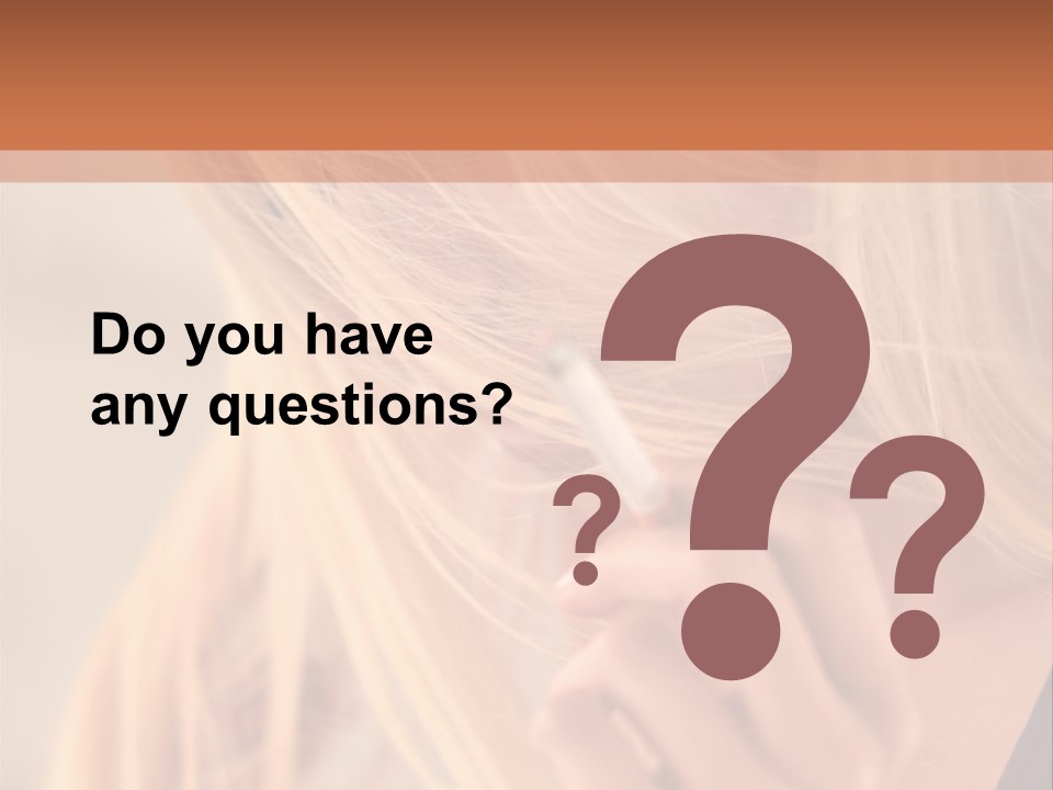 Sensualit La Nicotine Style De Vie PowerPoint Template