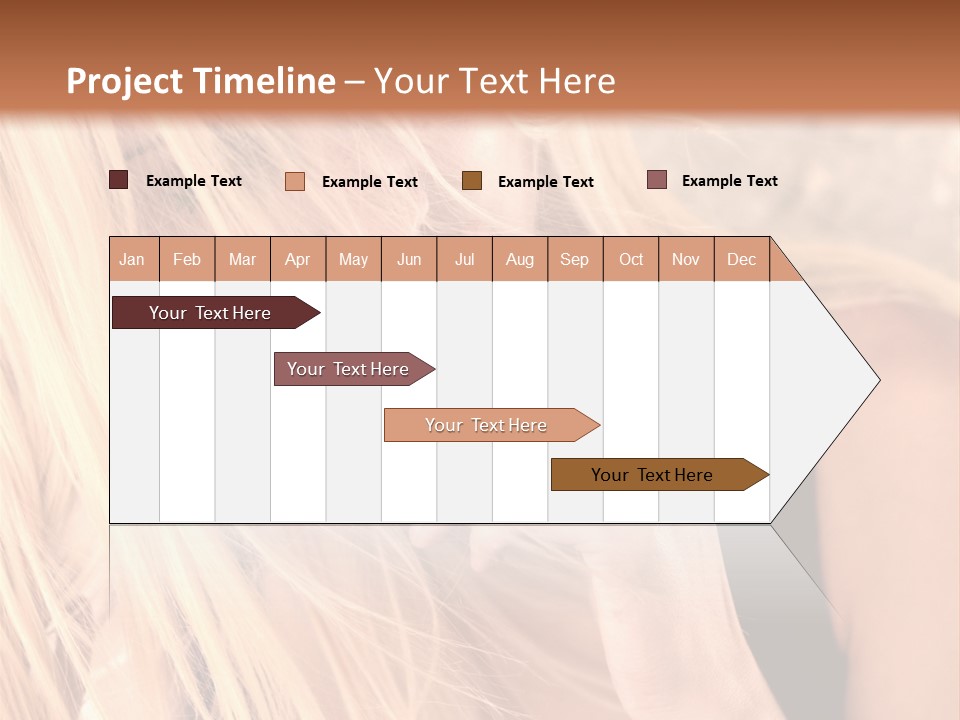 Fumeur Femelle Blond PowerPoint Template