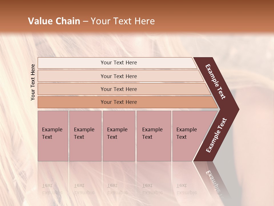 Fumeur Femelle Blond PowerPoint Template