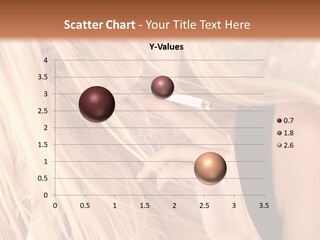 Fumeur Femelle Blond PowerPoint Template