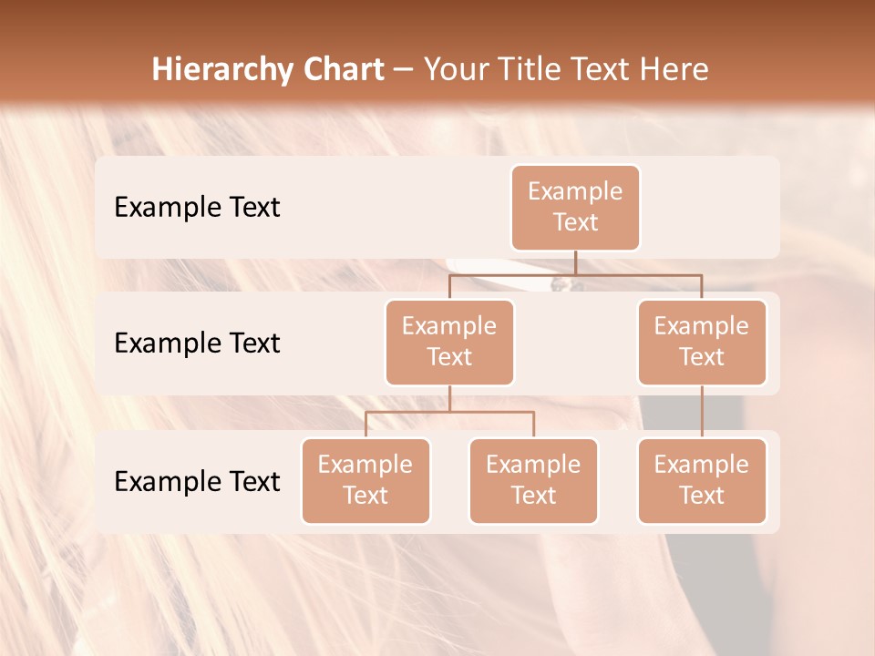Fumeur Femelle Blond PowerPoint Template