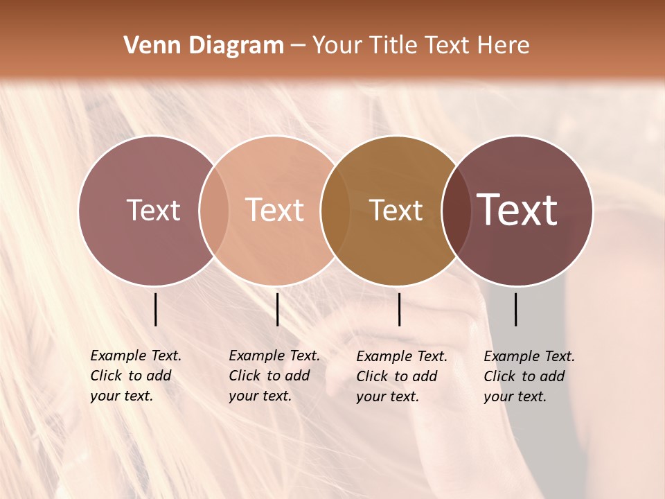 Fumeur Femelle Blond PowerPoint Template