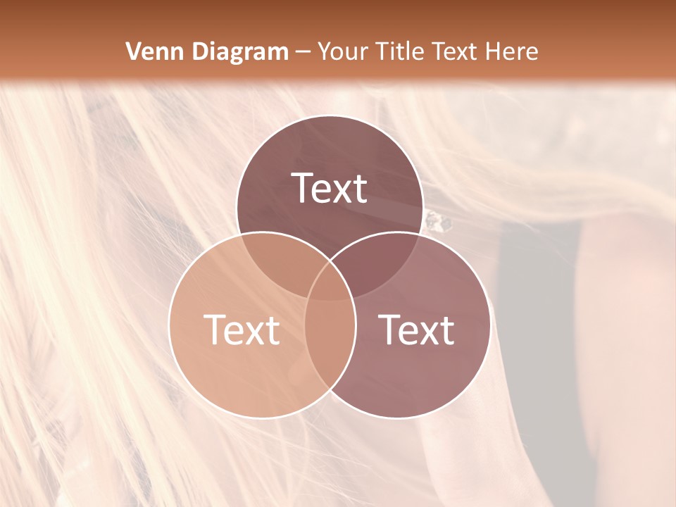 Fumeur Femelle Blond PowerPoint Template