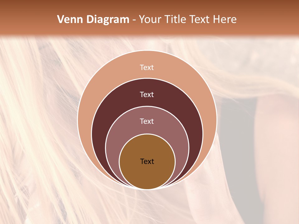 Fumeur Femelle Blond PowerPoint Template