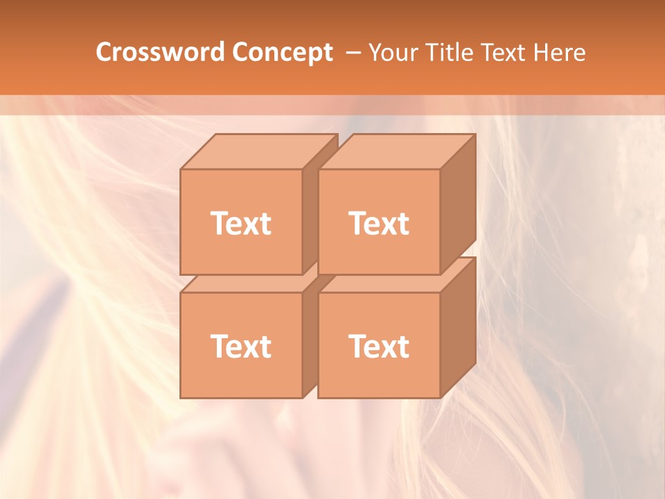Gens Caucasien Visage PowerPoint Template