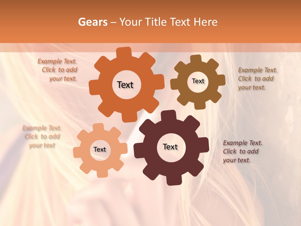 Gens Caucasien Visage PowerPoint Template