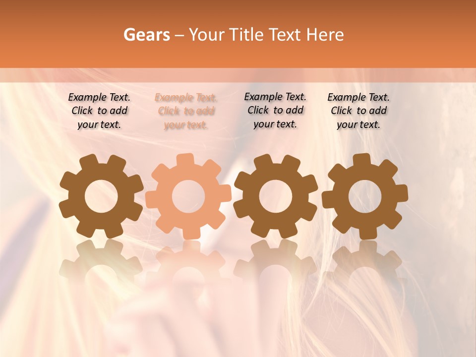 Gens Caucasien Visage PowerPoint Template