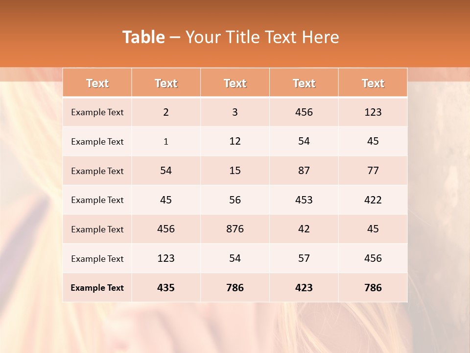 Gens Caucasien Visage PowerPoint Template