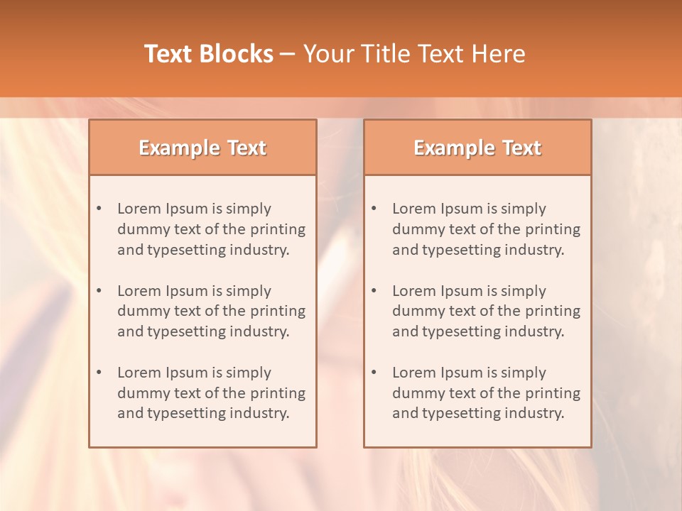 Gens Caucasien Visage PowerPoint Template