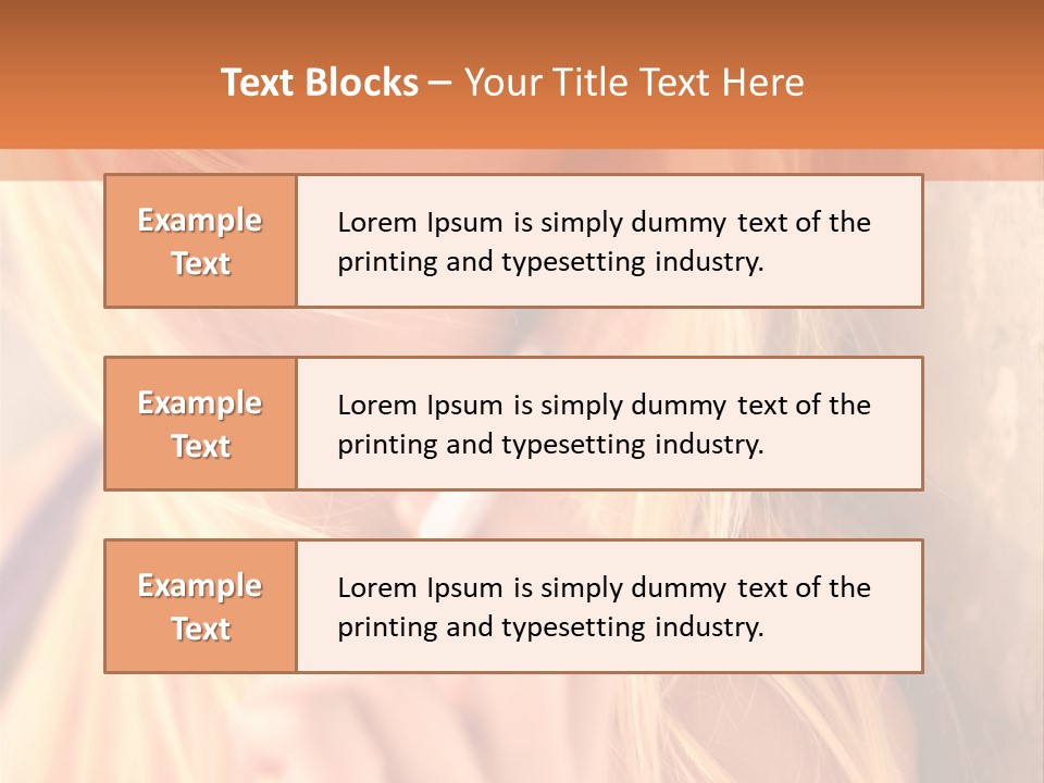 Gens Caucasien Visage PowerPoint Template