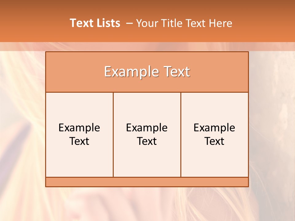 Gens Caucasien Visage PowerPoint Template