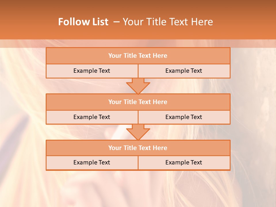 Gens Caucasien Visage PowerPoint Template