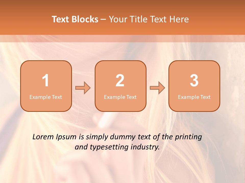 Gens Caucasien Visage PowerPoint Template