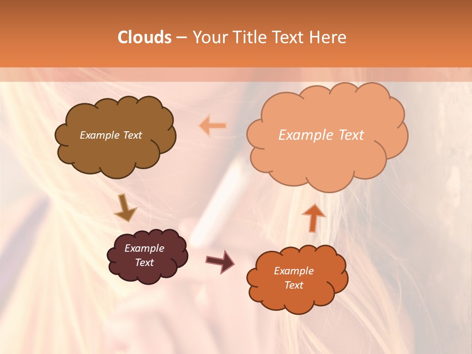 Gens Caucasien Visage PowerPoint Template