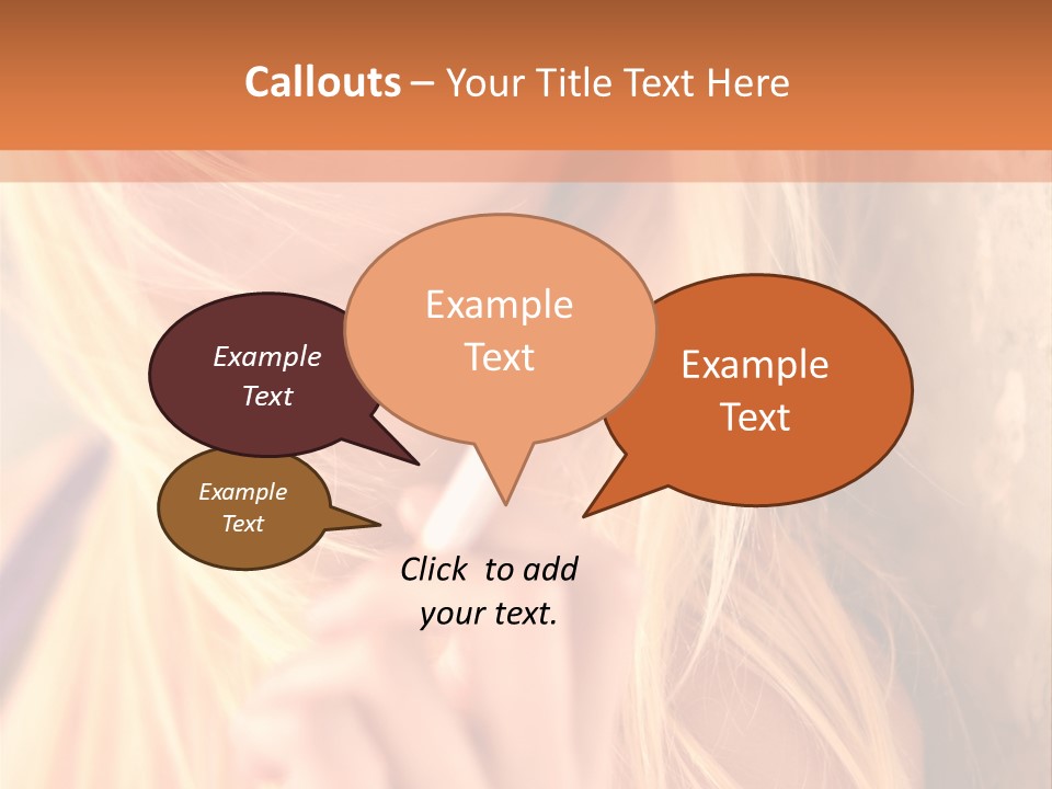 Gens Caucasien Visage PowerPoint Template
