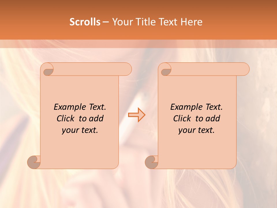 Gens Caucasien Visage PowerPoint Template