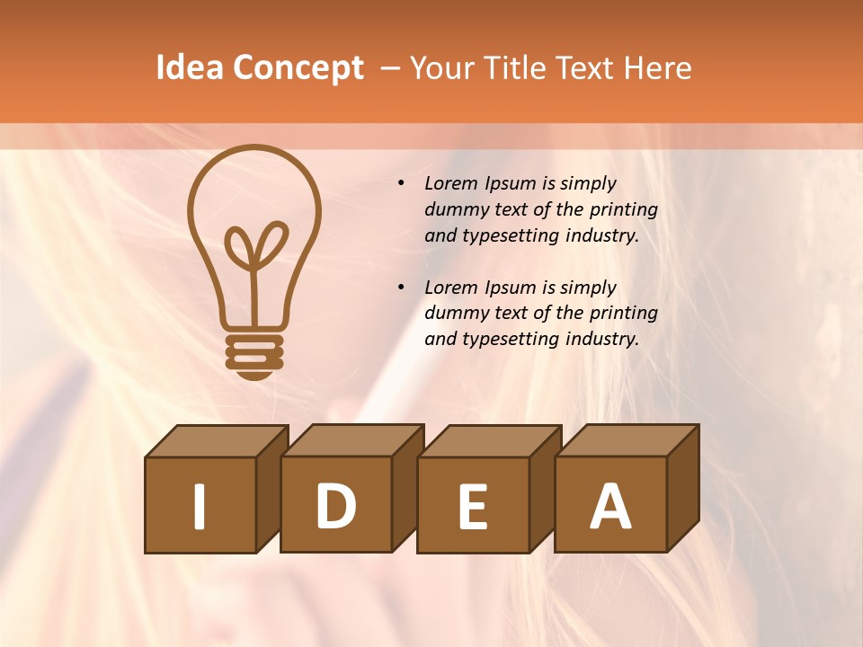 Gens Caucasien Visage PowerPoint Template