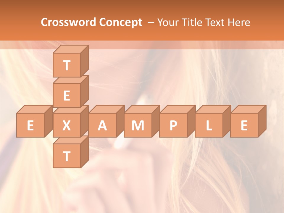 Gens Caucasien Visage PowerPoint Template