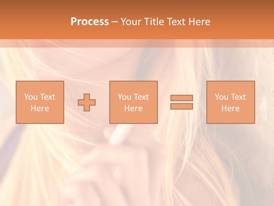 Gens Caucasien Visage PowerPoint Template