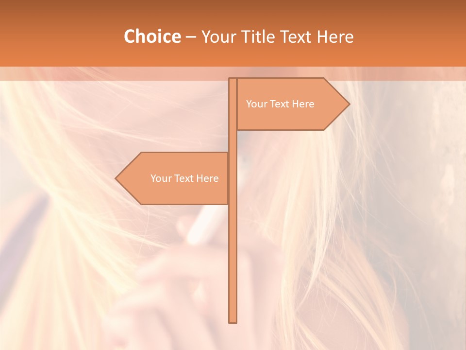 Gens Caucasien Visage PowerPoint Template
