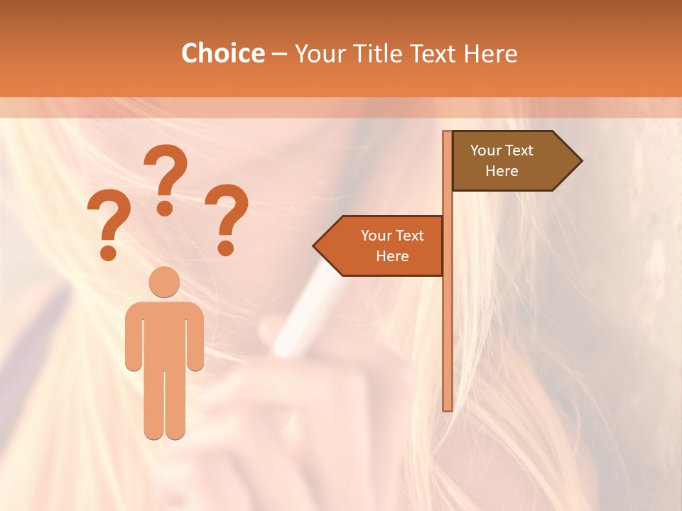 Gens Caucasien Visage PowerPoint Template