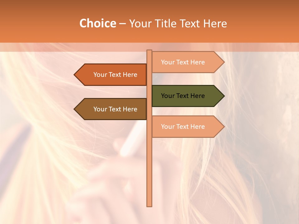 Gens Caucasien Visage PowerPoint Template