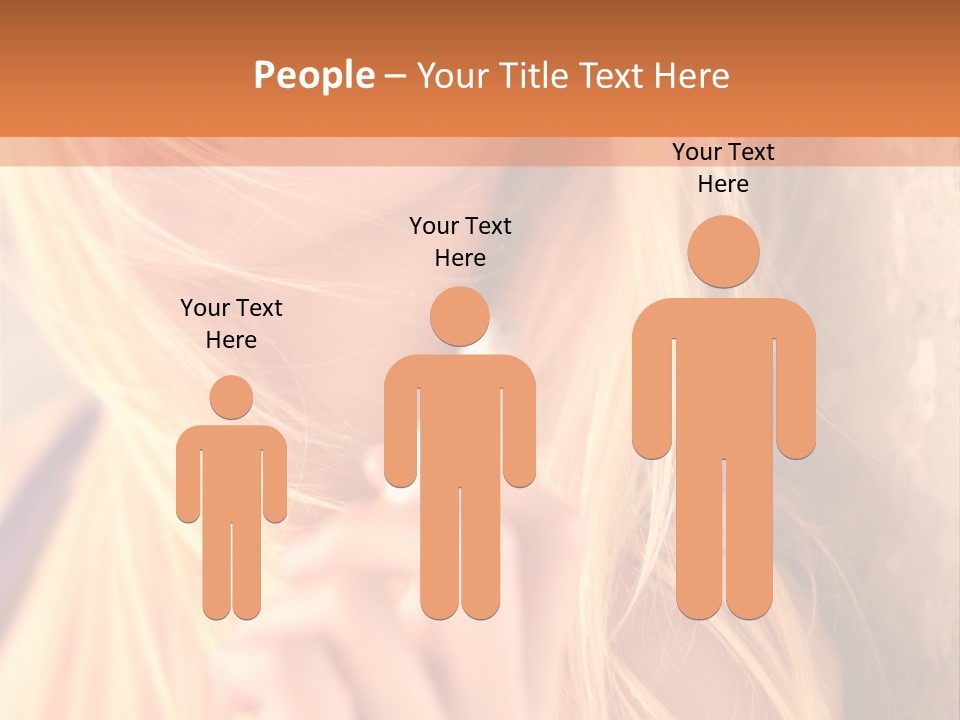 Gens Caucasien Visage PowerPoint Template