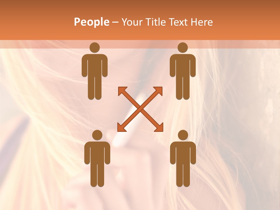 Gens Caucasien Visage PowerPoint Template