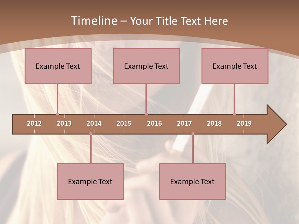Sensualit Fum Mauvais PowerPoint Template
