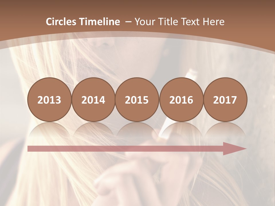 Sensualit Fum Mauvais PowerPoint Template