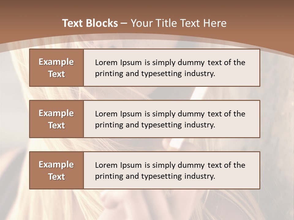 Sensualit Fum Mauvais PowerPoint Template