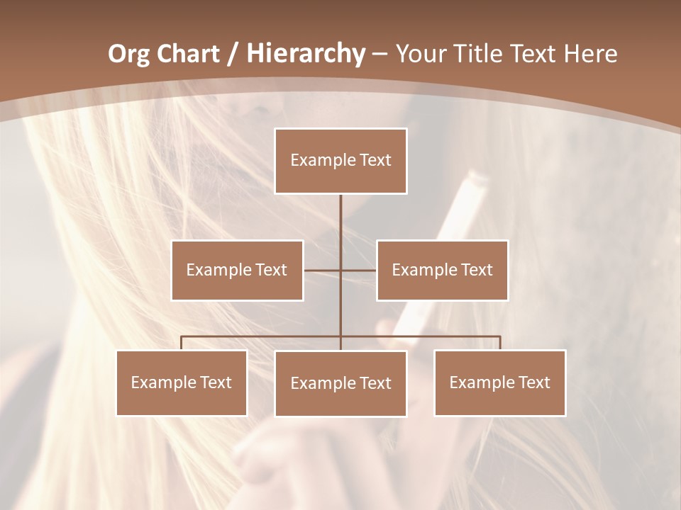 Sensualit Fum Mauvais PowerPoint Template