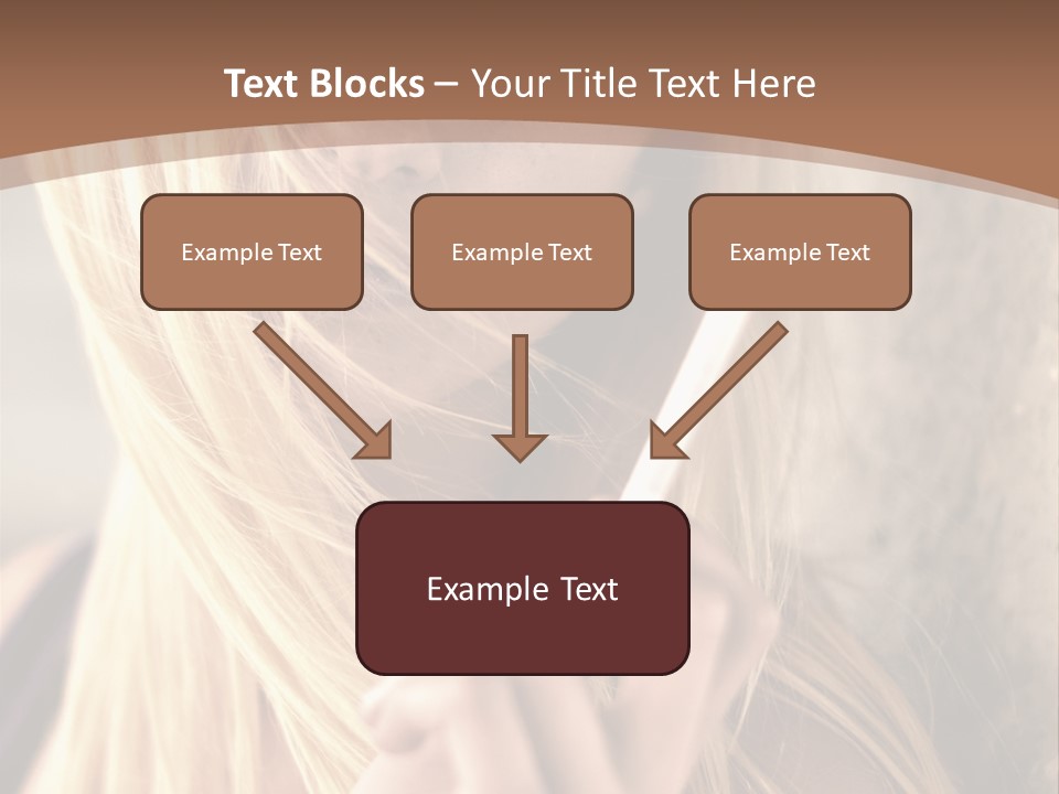 Sensualit Fum Mauvais PowerPoint Template