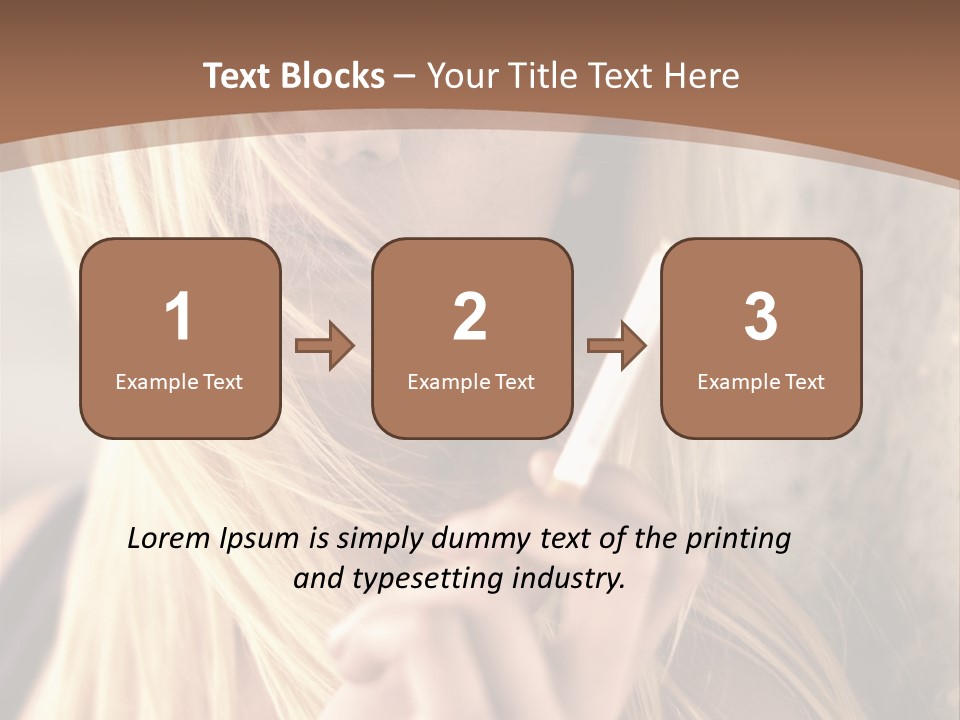 Sensualit Fum Mauvais PowerPoint Template