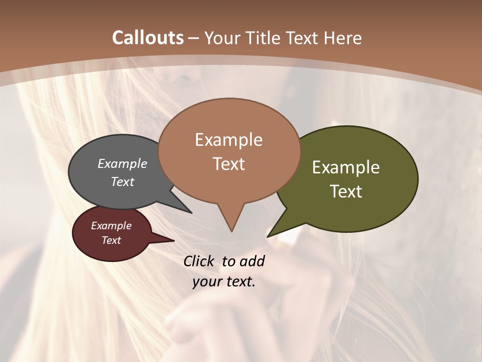 Sensualit Fum Mauvais PowerPoint Template