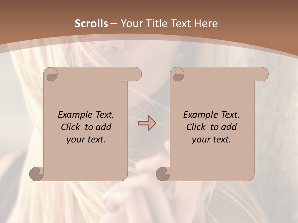 Sensualit Fum Mauvais PowerPoint Template