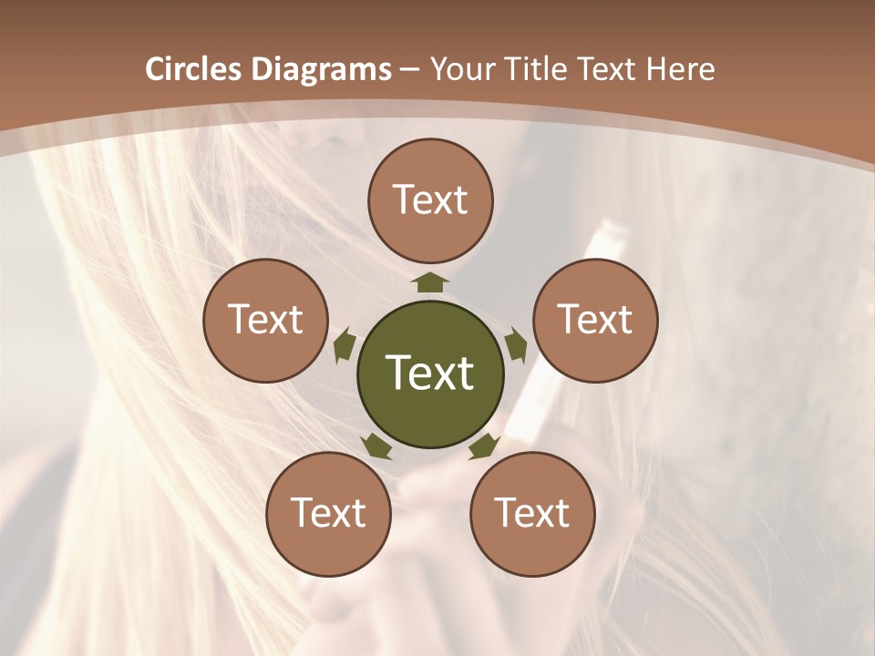 Sensualit Fum Mauvais PowerPoint Template