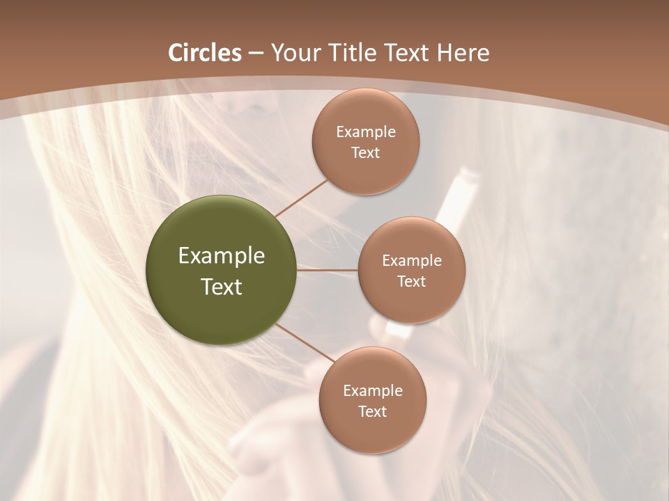 Sensualit Fum Mauvais PowerPoint Template