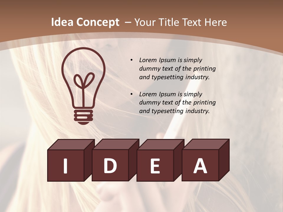 Sensualit Fum Mauvais PowerPoint Template