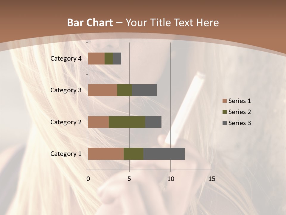 Sensualit Fum Mauvais PowerPoint Template