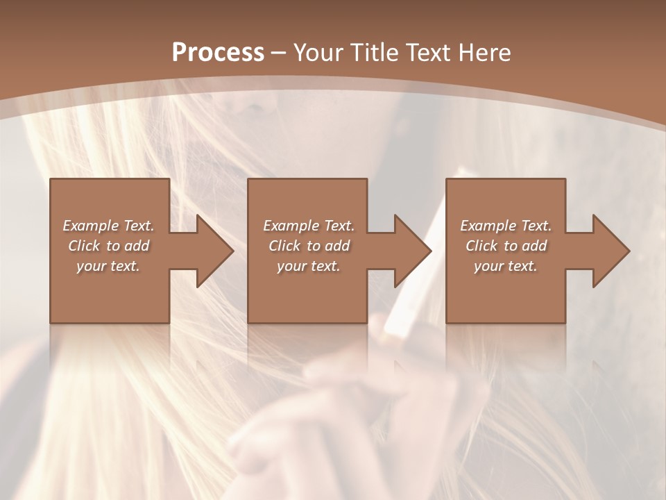 Sensualit Fum Mauvais PowerPoint Template