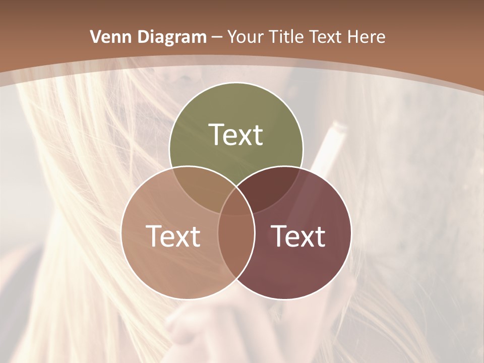 Sensualit Fum Mauvais PowerPoint Template