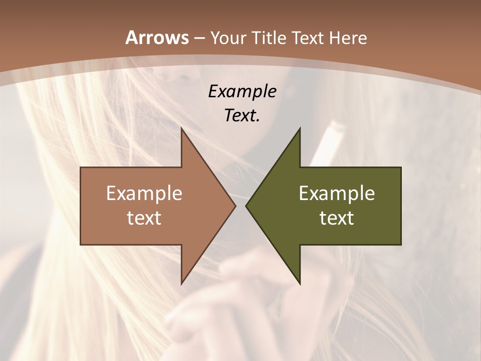 Sensualit Fum Mauvais PowerPoint Template