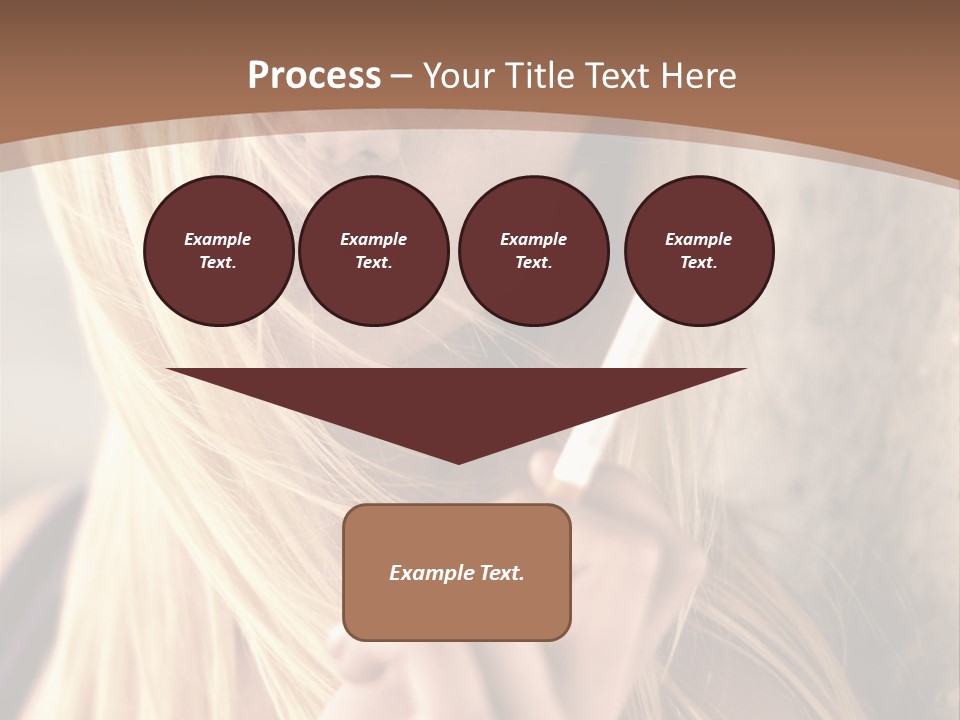 Sensualit Fum Mauvais PowerPoint Template