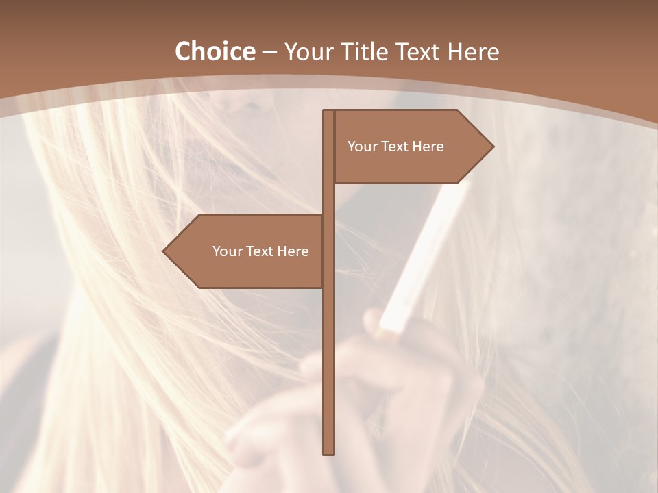 Sensualit Fum Mauvais PowerPoint Template